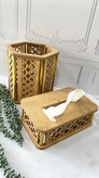 سطل زباله وجای دستمال کاغذی