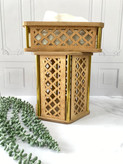 سطل زباله وجای دستمال کاغذی