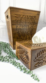 سطل زباله وجای دستمال کاغذی