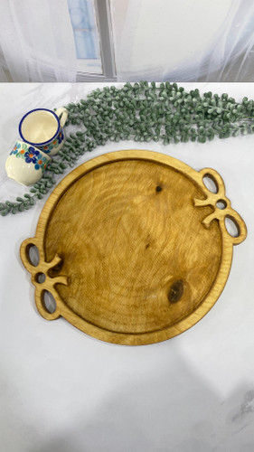 سینی پذیرایی پاپیونی چوبی